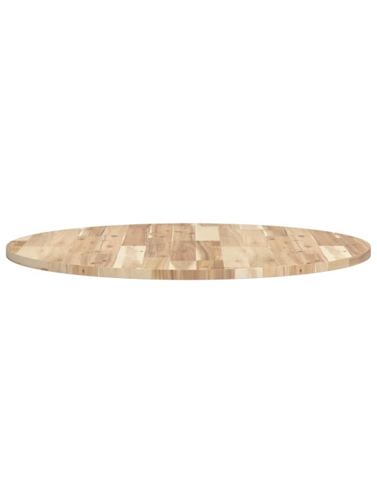 Stolní deska kulatá Ø 80 x 2 cm masivní akáciové dřevo