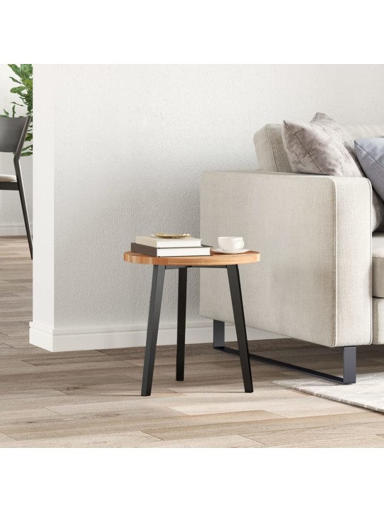 Stolní deska kulatá Ø 40 x 2 cm masivní akáciové dřevo