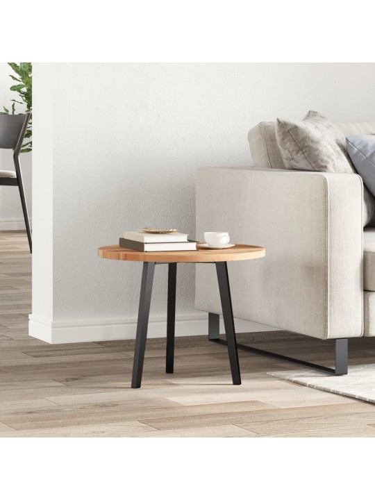 Stolní deska kulatá ø 50 x 2 cm masivní akáciové dřevo