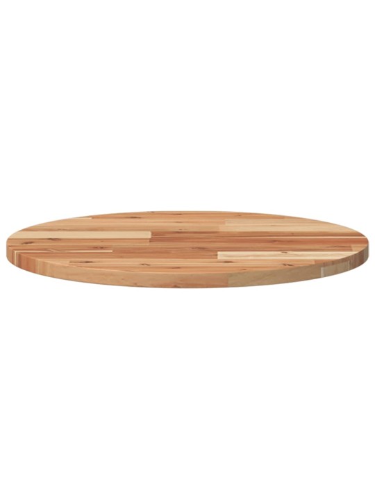 Stolní deska kulatá ø 50 x 2 cm masivní akáciové dřevo