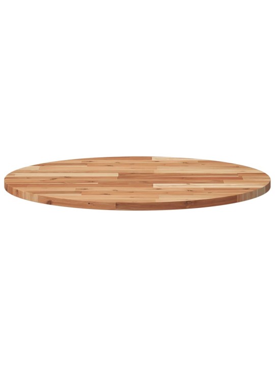 Stolní deska kulatá ø 70 x 2 cm masivní akáciové dřevo