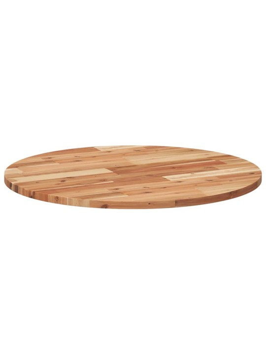 Stolní deska kulatá ø 70 x 2 cm masivní akáciové dřevo