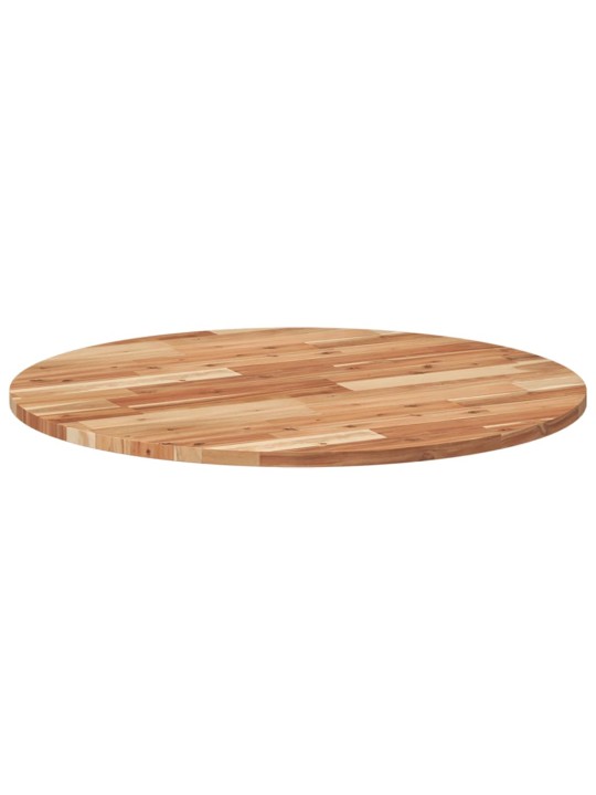 Stolní deska kulatá Ø 80 x 2 cm masivní akáciové dřevo