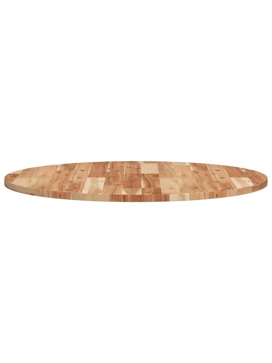 Stolní deska kulatá Ø 80 x 2 cm masivní akáciové dřevo