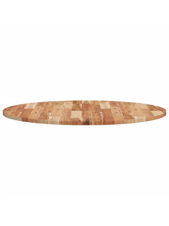 Stolní deska kulatá Ø 90 x 2 cm masivní akáciové dřevo