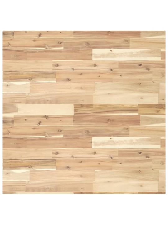 Stolní deska čtvercová 80 x 80 x 2 cm masivní akáciové dřevo