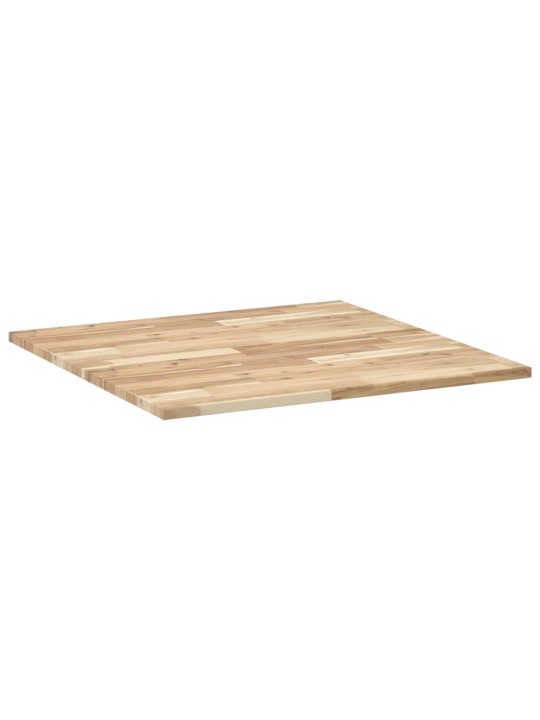 Stolní deska čtvercová 80 x 80 x 2 cm masivní akáciové dřevo