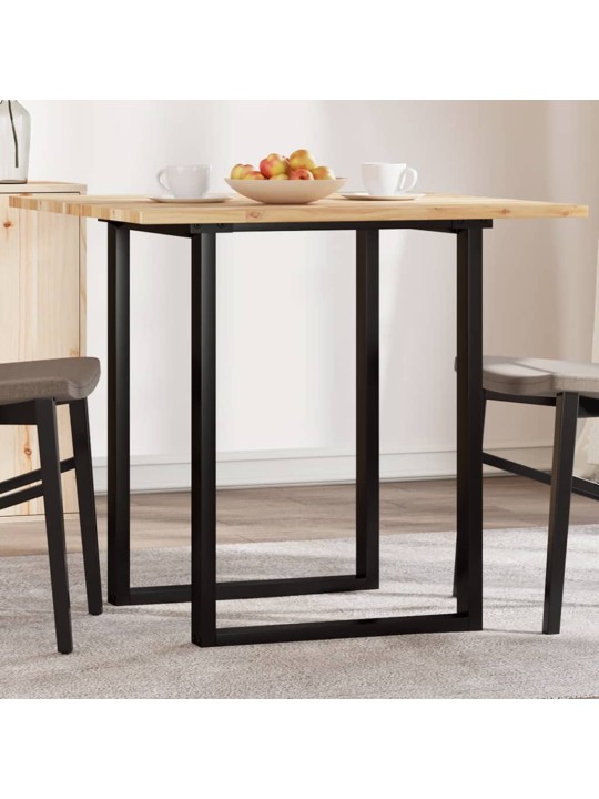 Stolní deska čtvercová 80 x 80 x 2 cm masivní akáciové dřevo