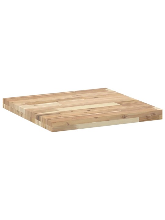 Stolní deska čtvercová 50 x 50 x 4 cm masivní akáciové dřevo