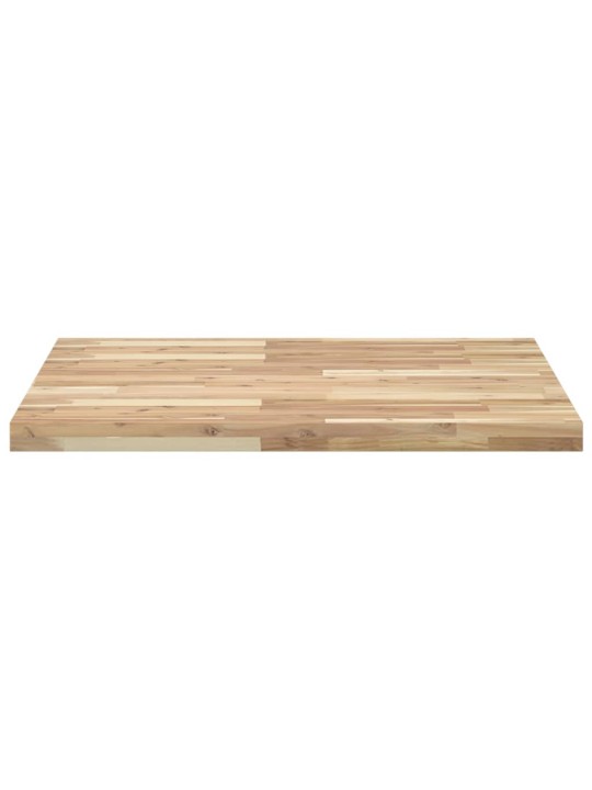 Stolní deska čtvercová 80 x 80 x 4 cm masivní akáciové dřevo