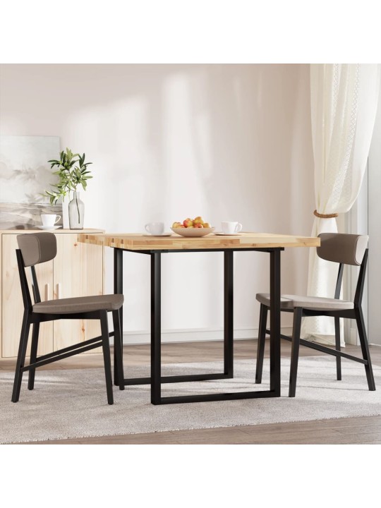 Stolní deska čtvercová 90 x 90 x 4 cm masivní akáciové dřevo
