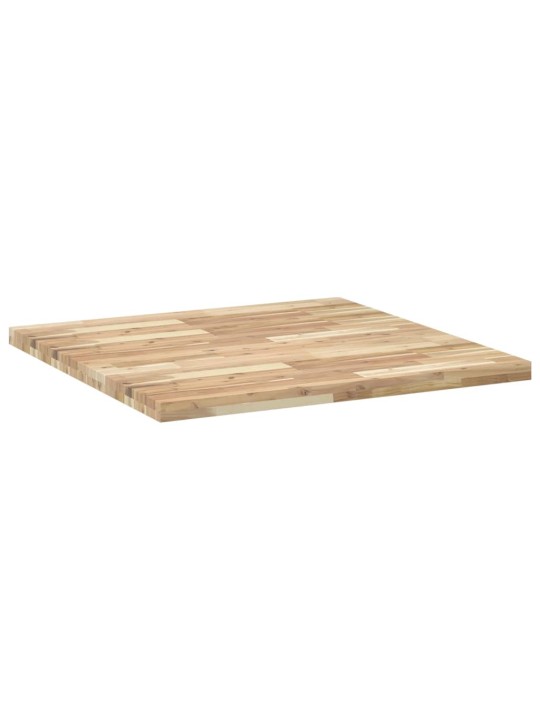 Stolní deska čtvercová 90 x 90 x 4 cm masivní akáciové dřevo