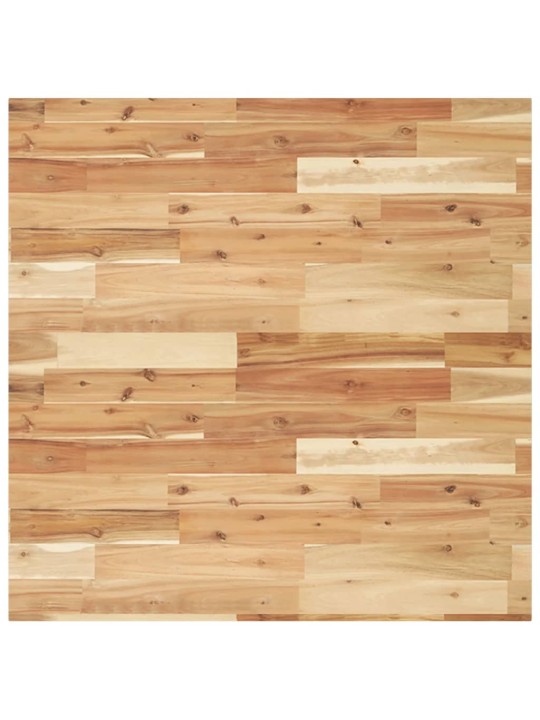 Stolní deska čtvercová 80 x 80 x 2 cm masivní akáciové dřevo