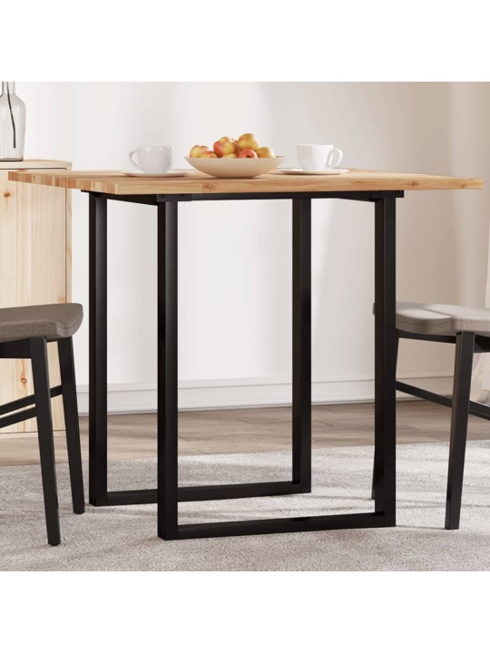 Stolní deska čtvercová 80 x 80 x 2 cm masivní akáciové dřevo