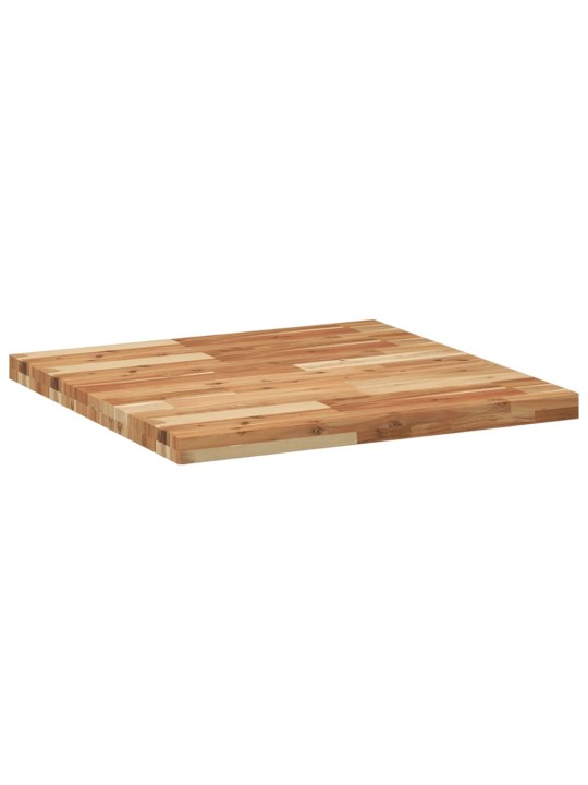 Stolní deska čtvercová 70 x 70 x 4 cm masivní akáciové dřevo