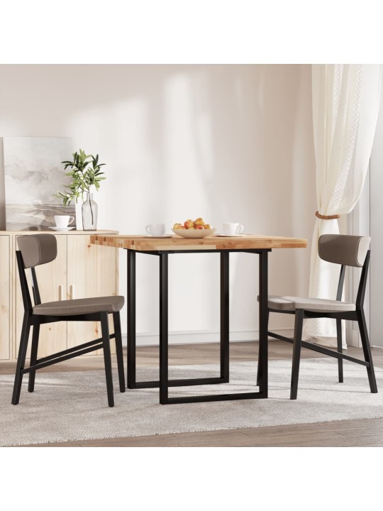 Stolní deska čtvercová 80 x 80 x 4 cm masivní akáciové dřevo