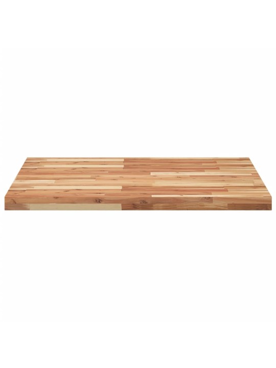 Stolní deska čtvercová 80 x 80 x 4 cm masivní akáciové dřevo