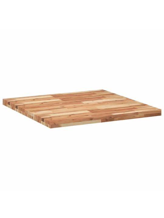 Stolní deska čtvercová 80 x 80 x 4 cm masivní akáciové dřevo