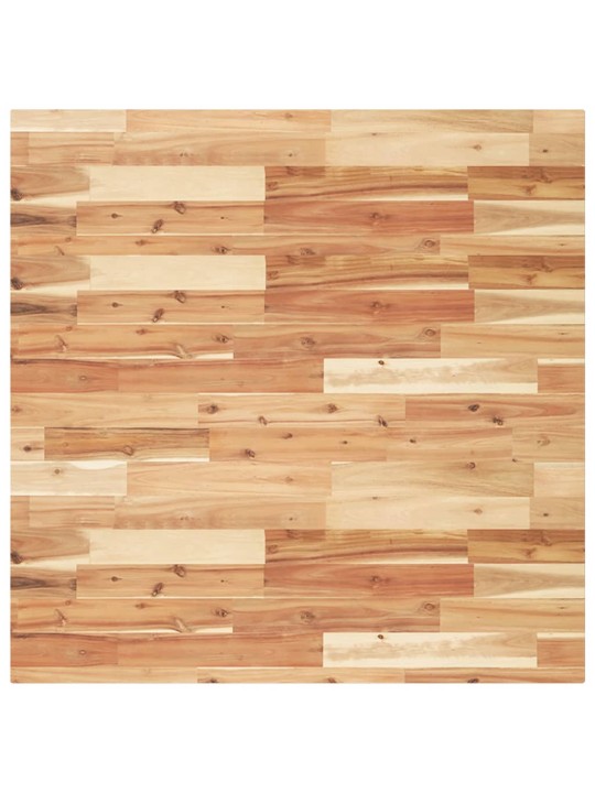 Stolní deska čtvercová 90 x 90 x 4 cm masivní akáciové dřevo