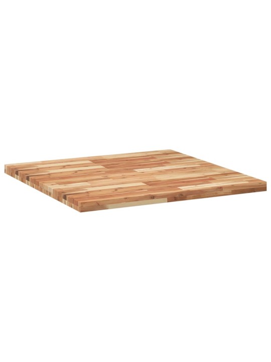 Stolní deska čtvercová 90 x 90 x 4 cm masivní akáciové dřevo