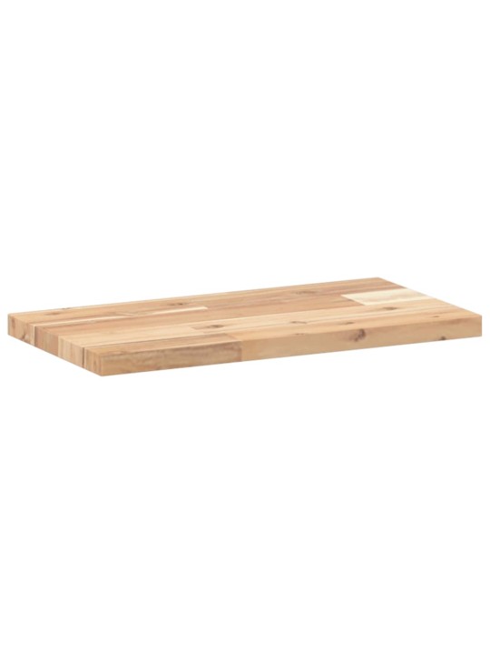 Stolní deska 40 x 20 x 2 cm obdélníková masivní akáciové dřevo