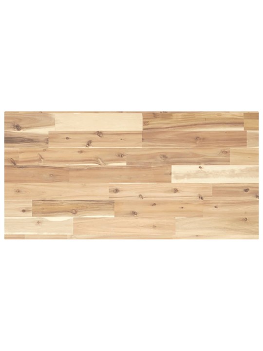 Stolní deska 80 x 40 x 2 cm obdélníková masivní akáciové dřevo