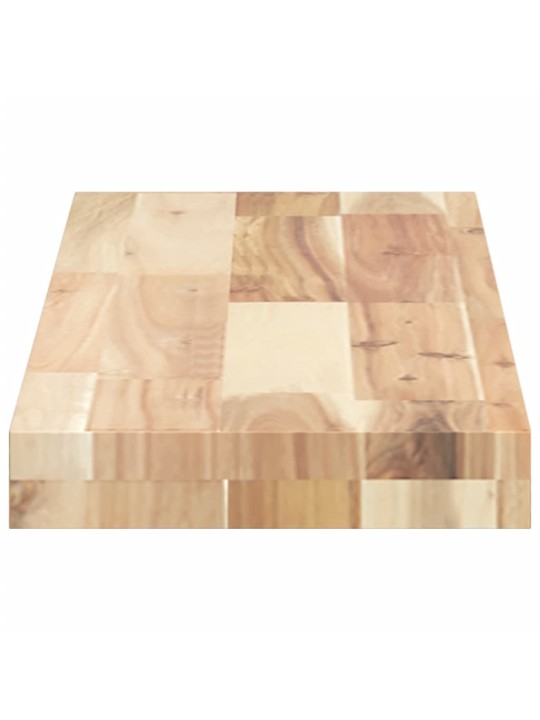 Stolní deska 100 x 20 x 4 cm obdélníková masivní akáciové dřevo