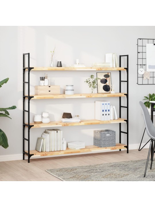 Stolní deska 120 x 20 x 4 cm obdélníková masivní akáciové dřevo
