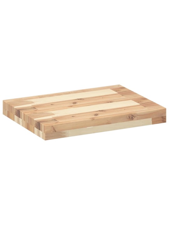 Stolní deska 40 x 30 x 4 cm obdélníková masivní akáciové dřevo