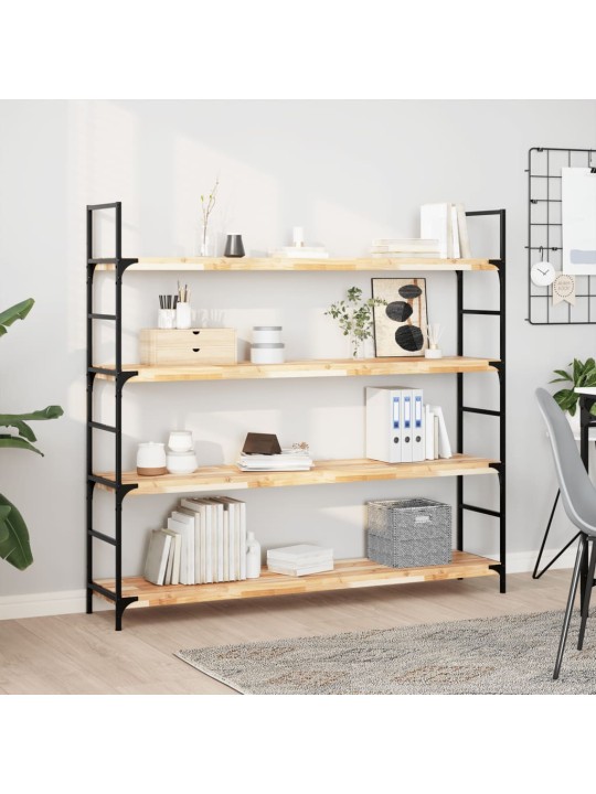 Stolní deska 120 x 30 x 4 cm obdélníková masivní akáciové dřevo
