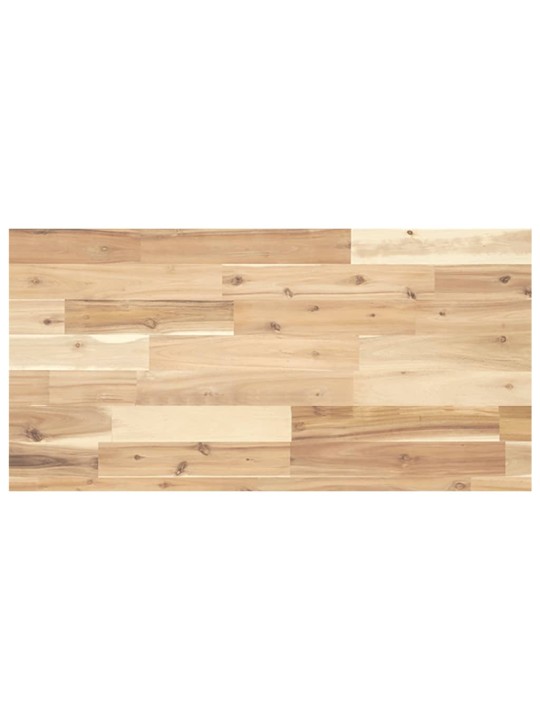 Stolní deska 80 x 40 x 4 cm obdélníková masivní akáciové dřevo