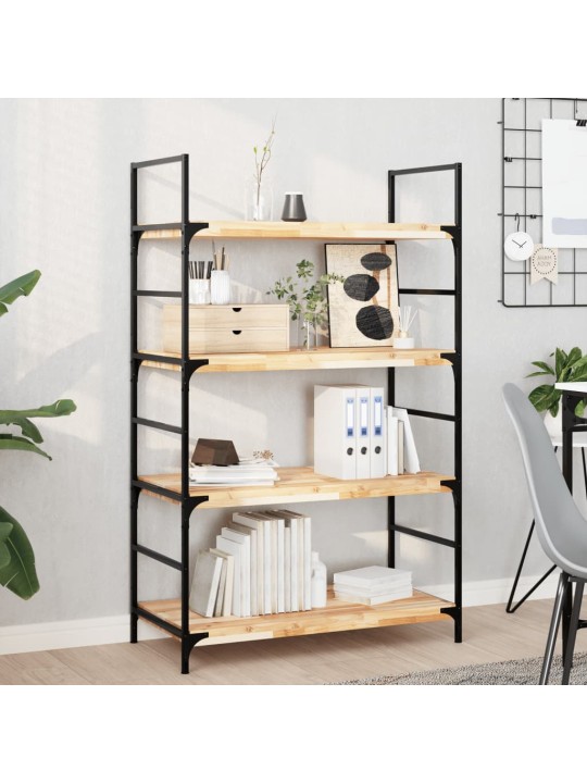 Stolní deska 80 x 40 x 4 cm obdélníková masivní akáciové dřevo