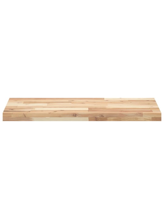 Stolní deska 80 x 40 x 4 cm obdélníková masivní akáciové dřevo