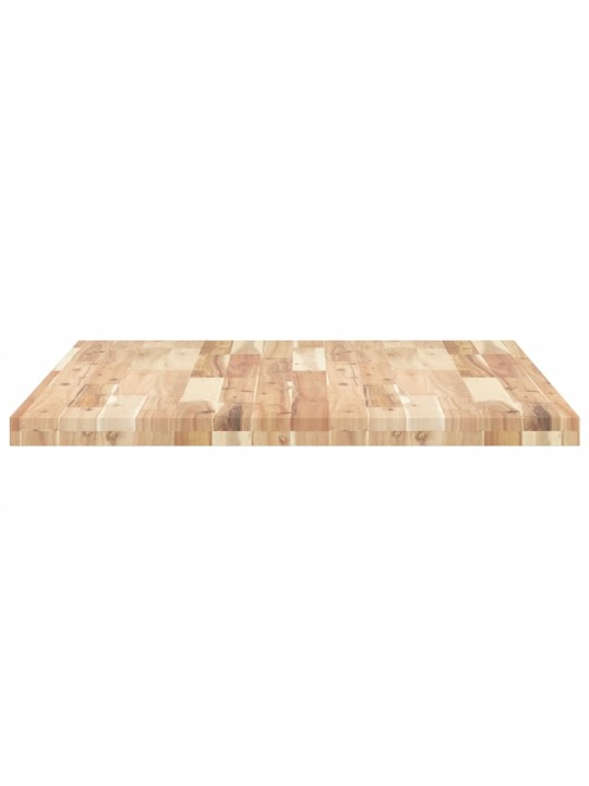 Stolní deska obdélníková 100 x 80 x 4 cm masivní akáciové dřevo