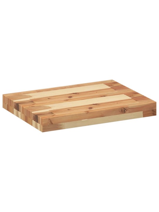 Stolní deska 40 x 30 x 4 cm obdélníková masivní akáciové dřevo