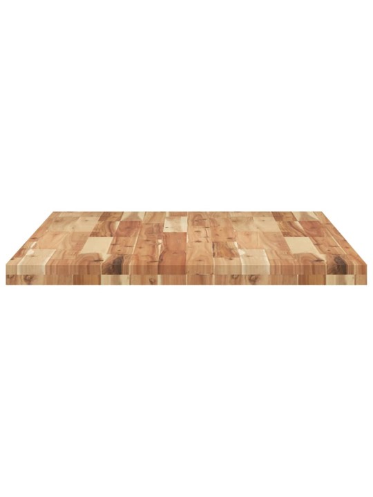Stolní deska obdélníková 80 x 70 x 4 cm masivní akáciové dřevo
