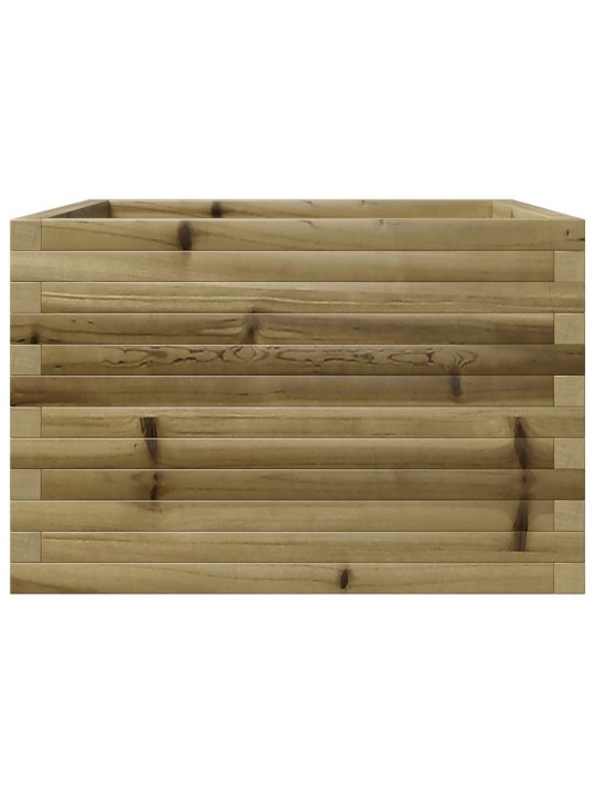 Zahradní truhlík 70 x 70 x 46 cm impregnované borové dřevo