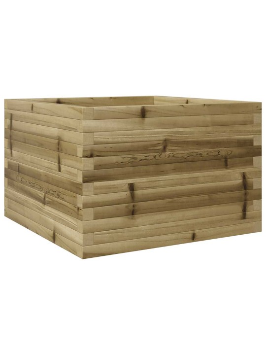 Zahradní truhlík 70 x 70 x 46 cm impregnované borové dřevo
