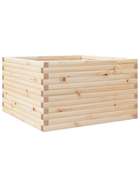 Zahradní truhlík 80 x 80 x 46 cm masivní borové dřevo