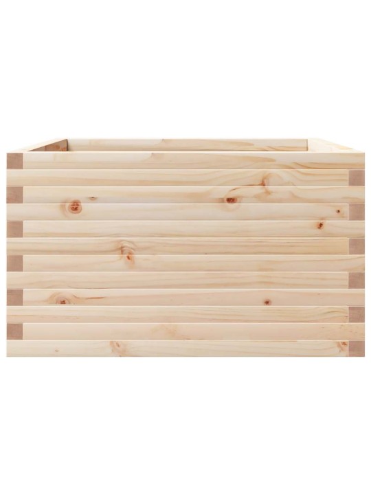 Zahradní truhlík 80 x 80 x 46 cm masivní borové dřevo