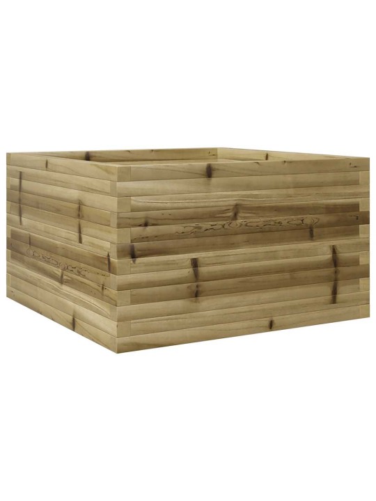 Zahradní truhlík 80 x 80 x 46 cm impregnované borové dřevo