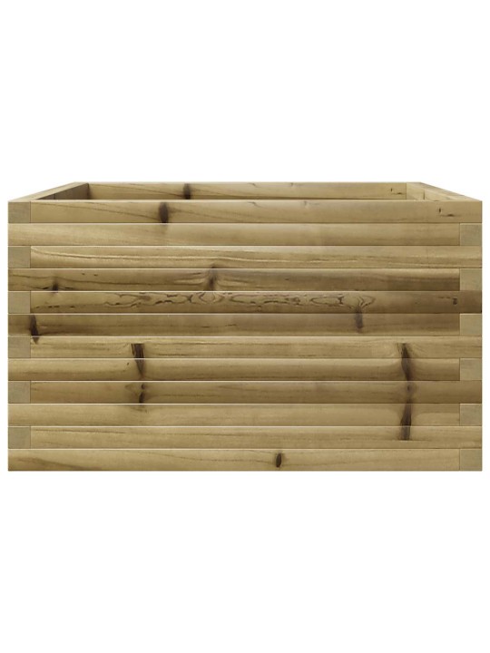 Zahradní truhlík 80 x 80 x 46 cm impregnované borové dřevo
