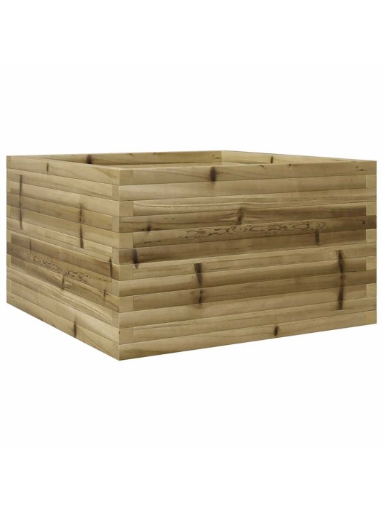 Zahradní truhlík 80 x 80 x 46 cm impregnované borové dřevo