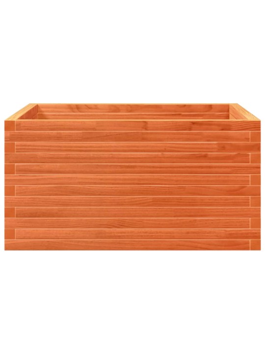 Zahradní truhlík voskově hnědý 90 x 90 x 46 cm masivní borovice