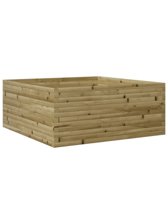 Zahradní truhlík 110 x 110 x 46 cm impregnované borové dřevo