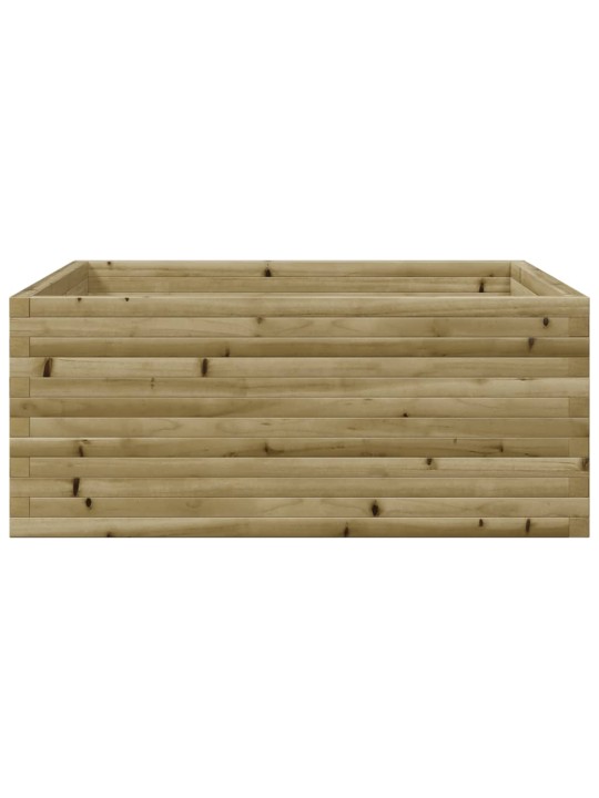 Zahradní truhlík 110 x 110 x 46 cm impregnované borové dřevo