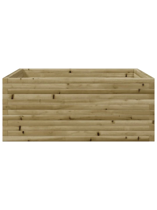 Zahradní truhlík 110 x 110 x 46 cm impregnované borové dřevo