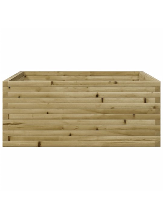 Zahradní truhlík 110 x 110 x 46 cm impregnované borové dřevo