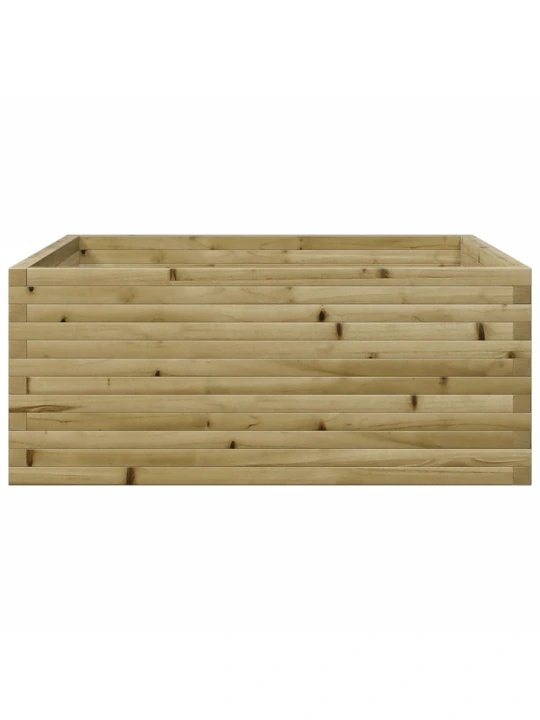 Zahradní truhlík 110 x 110 x 46 cm impregnované borové dřevo