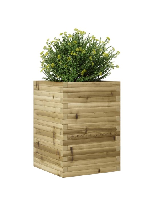 Zahradní truhlík 50 x 50 x 68,5 cm impregnované borové dřevo